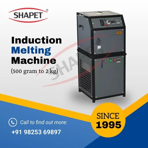 Induction Based Gold Melting Furnace 500 GMS In Single Phase